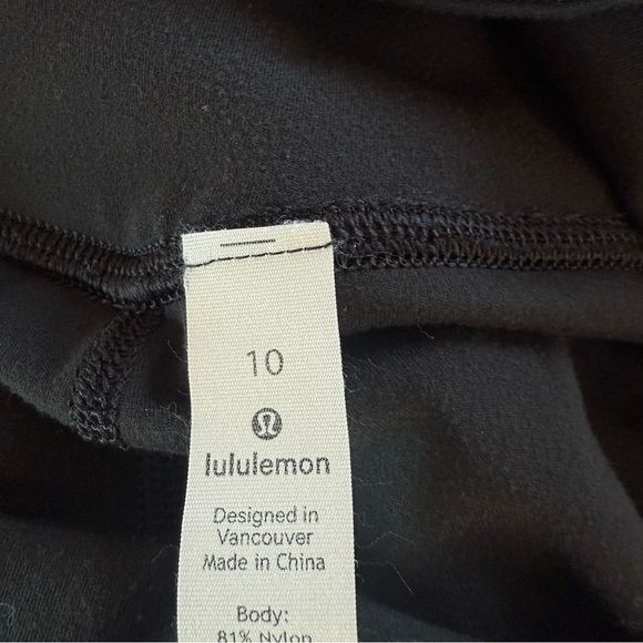 LuluLemon Black High-Waisted Leggings - Picture 6 of 8